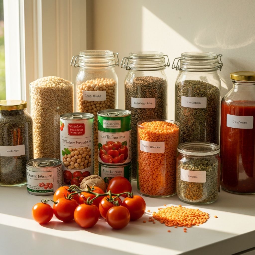 Dinner pantry staples