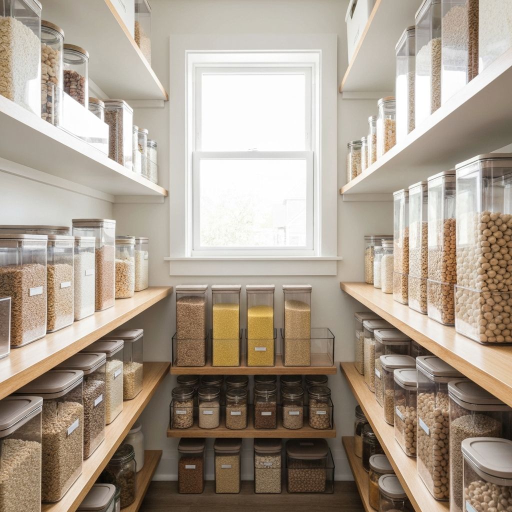 Organized pantry